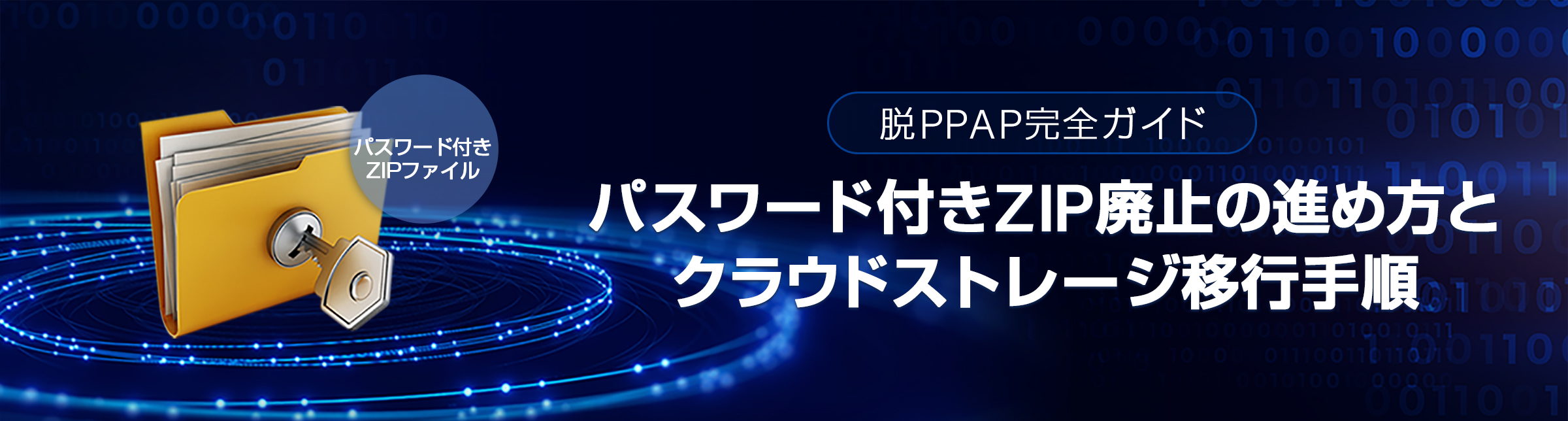 脱PPAP完全ガイド】パスワード付きZIP廃止の進め方とクラウド