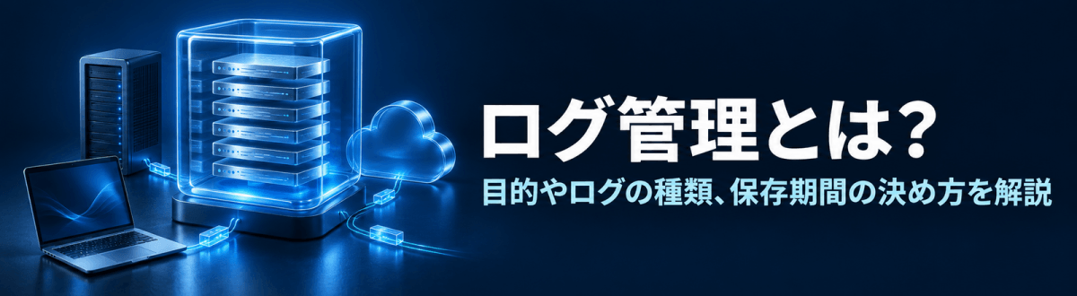 ログ管理とは？目的・ログの種類と保存期間の決め方を解説