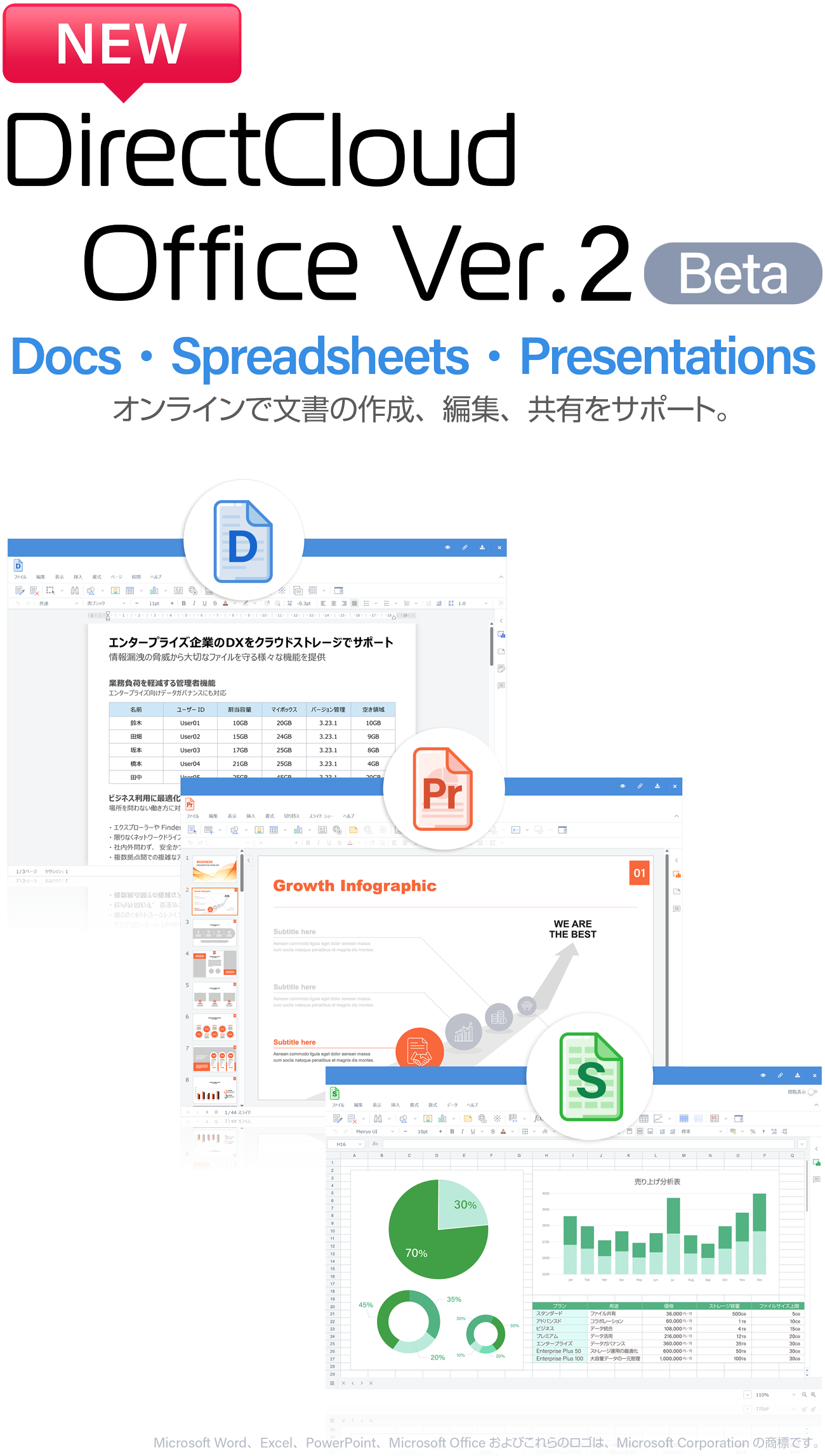 DirectCloud Office Ver.2［Beta］