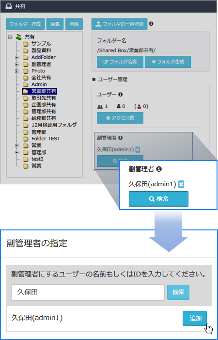 ユーザーid管理で管理作業を効率化 法人向けクラウドストレージ Directcloud Box